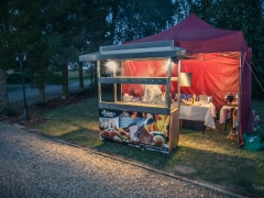 Catering Grill für Schaschliks