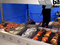 Catering Grill für Schaschliks