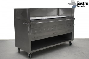 A catering grill for skewers