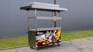 Gastronomischer Grill für Spieße