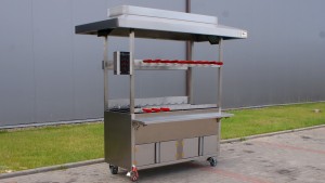 Gastronomic grill for skewers