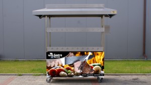 Gastronomic grill for skewers